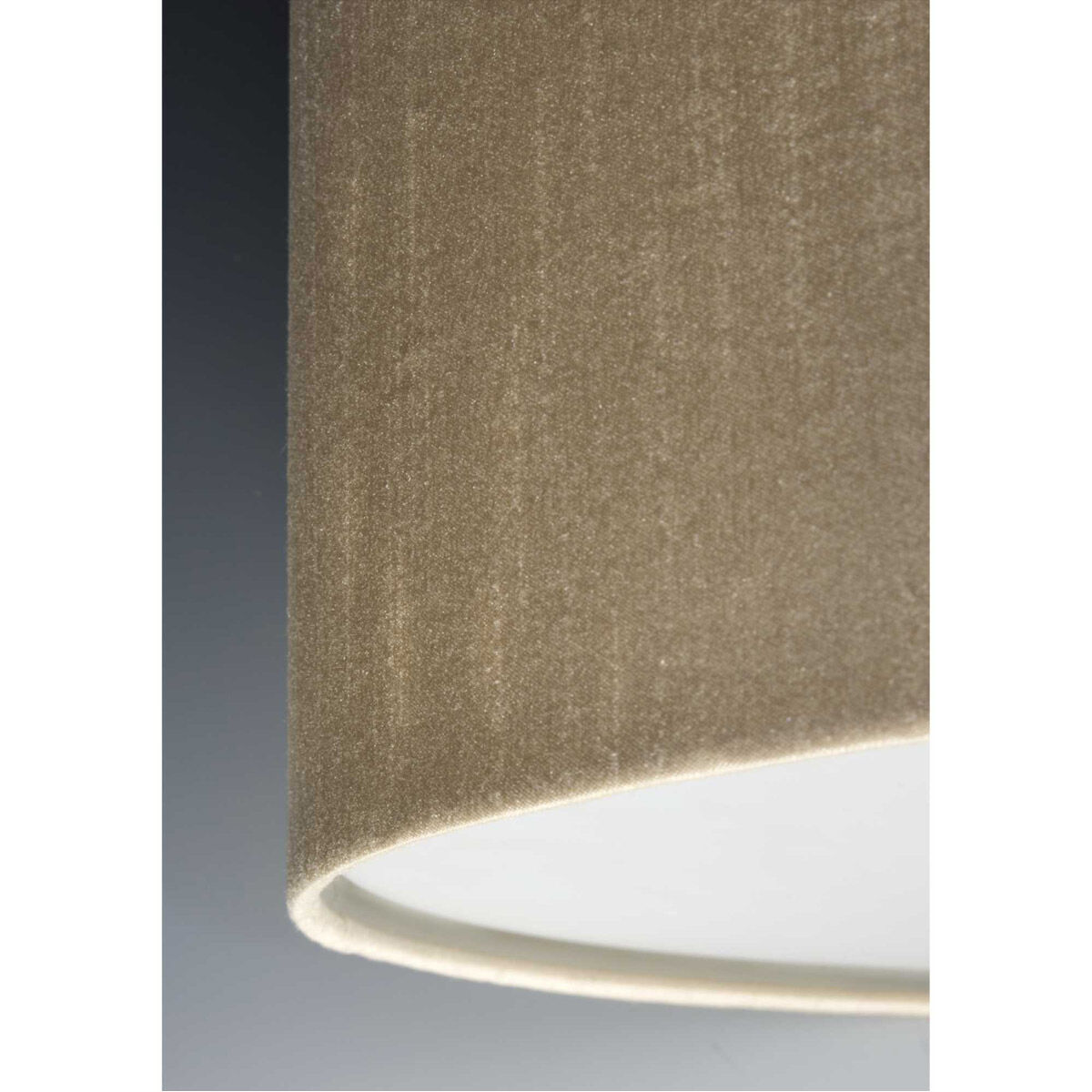 Markor 16 inch Beige Silk Pendant Ceiling Light